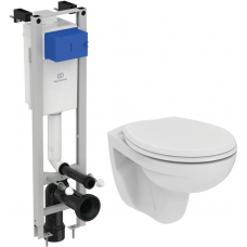 Комплект инсталляции с подвесным унитазом IDEAL STANDARD Prosys Eco Frame M Eurovit с сиденьем W660101
